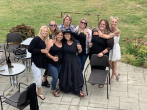 8 women at Enricos winery